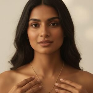 Green Aura Pendant Chain