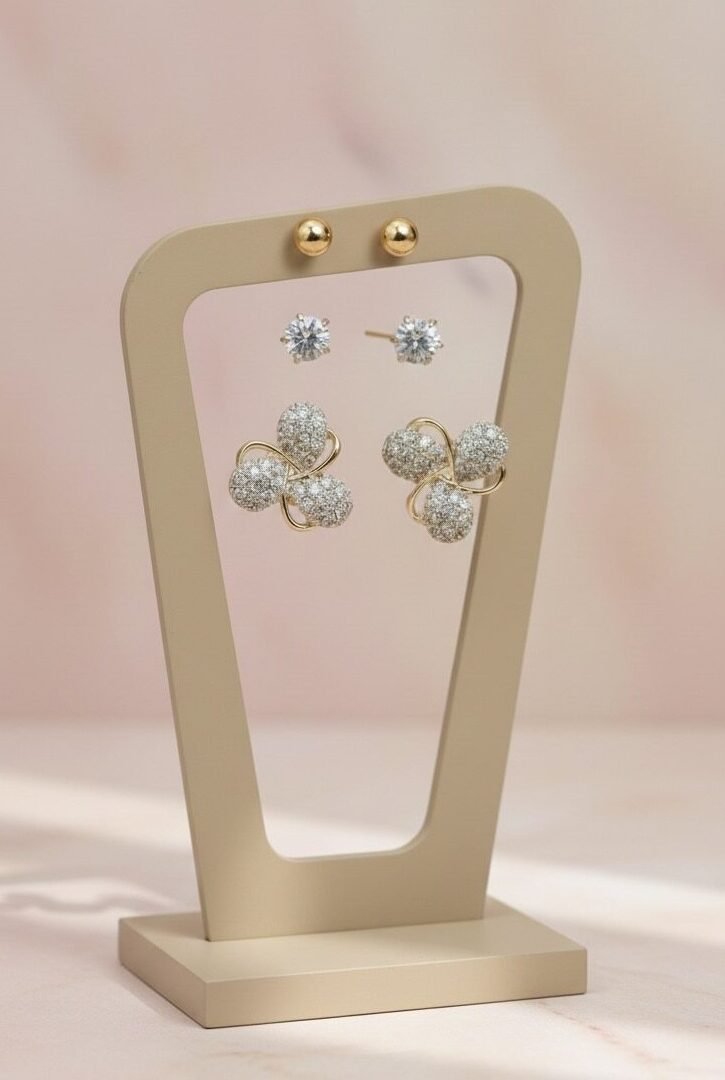 Everlasting Solitaire Studs - Image 3
